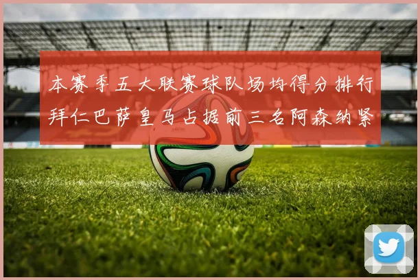 本赛季五大联赛球队场均得分排行拜仁巴萨皇马占据前三名阿森纳紧随其后位列第五